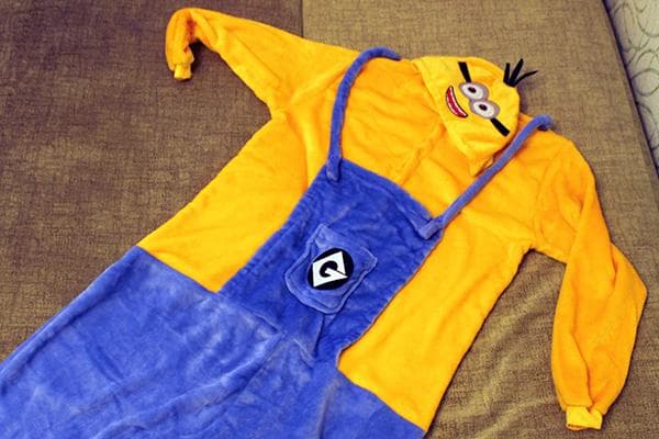 Trocknen des Kigurumi nach der Wäsche