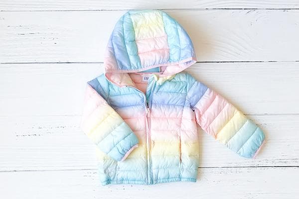 Gefütterte Kinderjacke