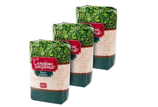 Graupen in der Verpackung