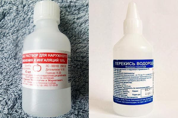 Salmiakgeist und Wasserstoffperoxid
