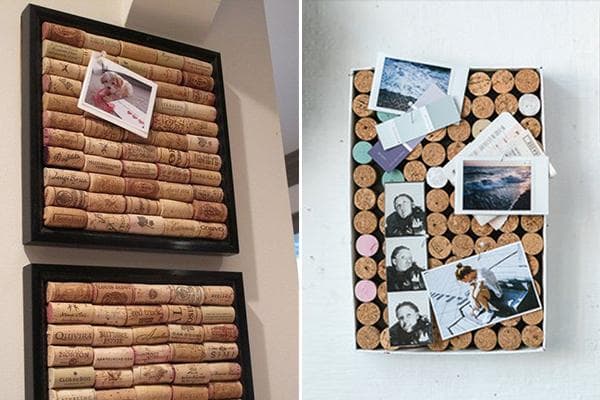 Notiztafel aus Weinkorken