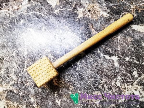 Holzhammer für Fleisch