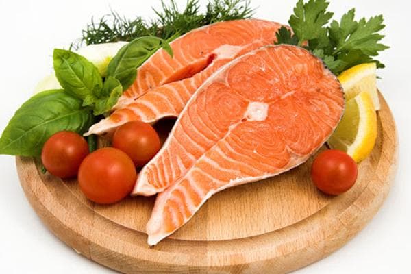 Steaks von rotem Fisch