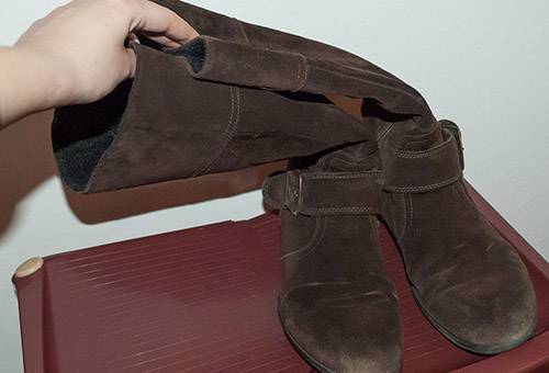 Winterstiefel aus Wildleder