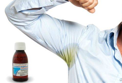 Wasserstoffperoxid gegen gelbe Flecken