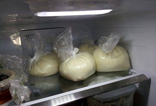 Teig im Kühlschrank