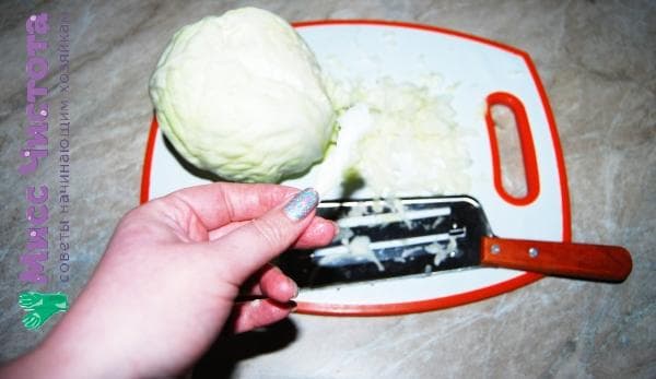 Wie man Kohl schnell hobelt