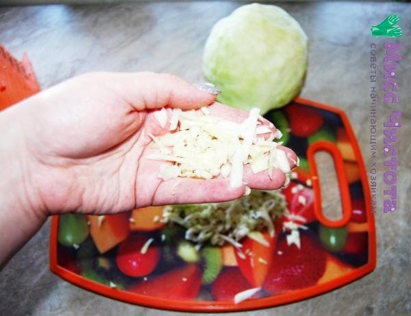 Geschnittener Kohl