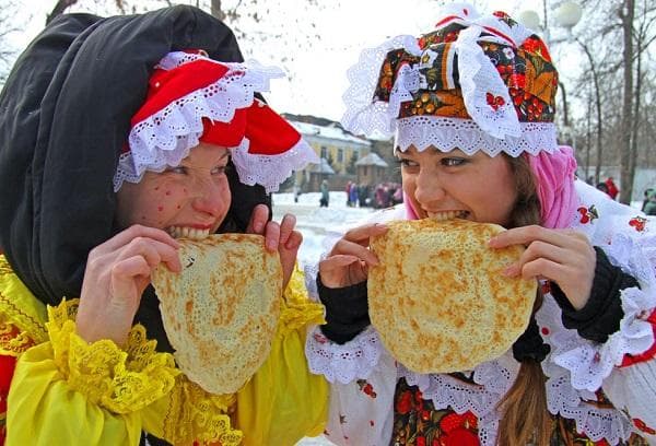 Pfannkuchen essen