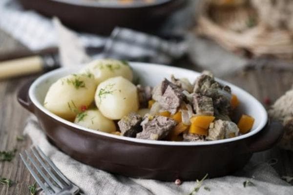 Schmorbraten mit Kartoffeln