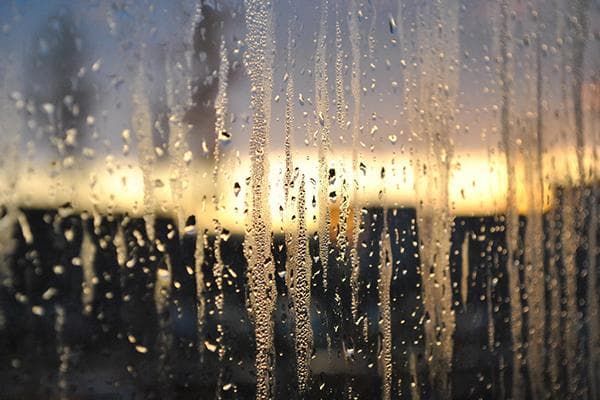Beschlagenes Glas
