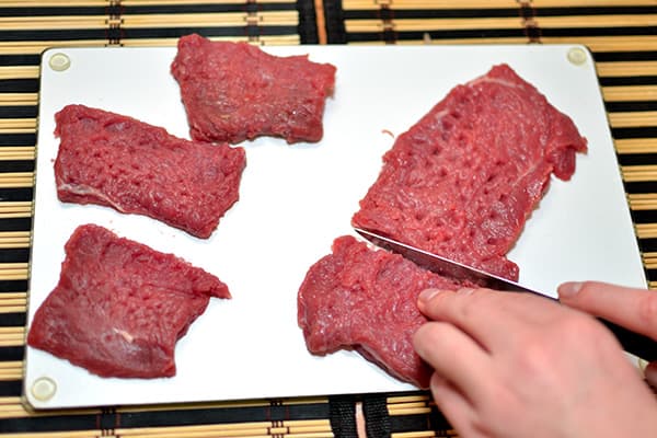 Geklopftes Fleisch