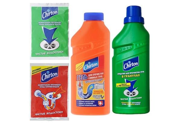 Flüssiges Chirton-Mittel zur Rohrreinigung