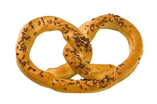 Brezel mit Kreuzkümmel