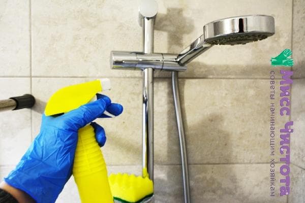 Reinigung der Sanitäranlagen mit Chemie