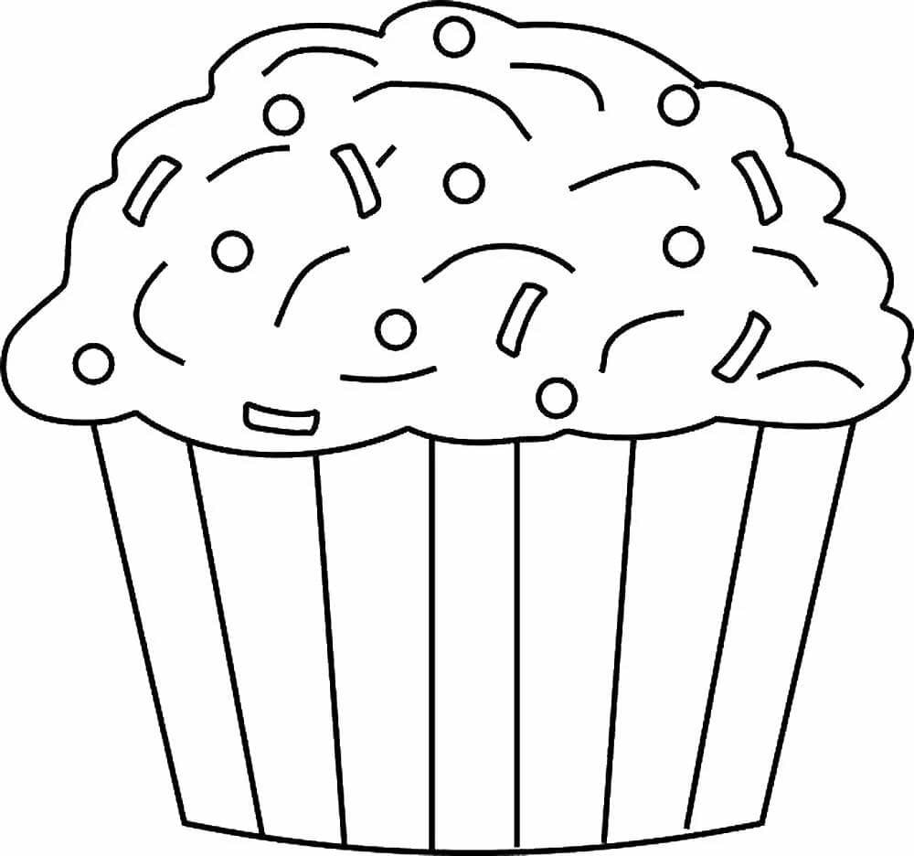 Vorlage für Squishy - Cupcake
