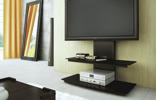 In Möbeln versteckte Kabel vom Fernseher 2
