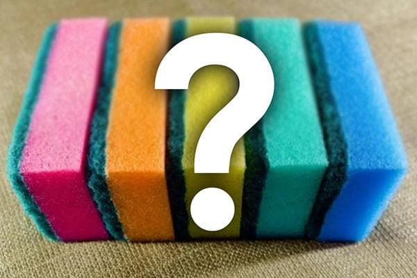 Bunte Spülschwämme