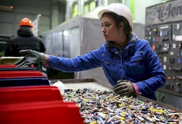 Recycling und Vernichtung von Batterien