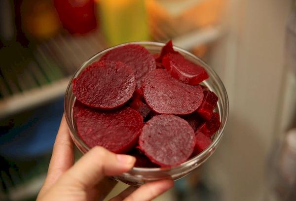 Lagerung von gekochter Rote Bete im Kühlschrank