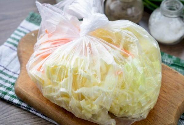 Einfrieren von Sauerkraut