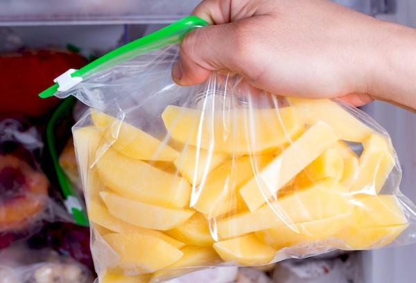 Einfrieren von Kartoffeln