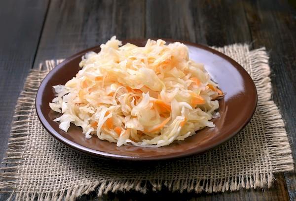 Tiefgefrorenes Sauerkraut