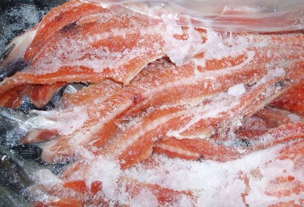 Gefrorener Fisch