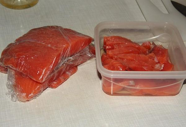 Fisch zum Einfrieren