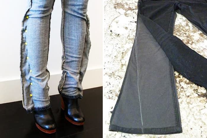 Wie man Jeans nicht umnähen sollte