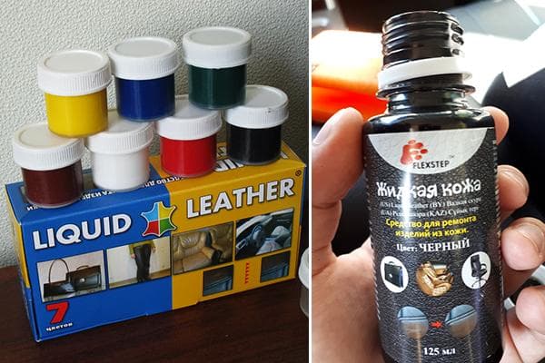 Flüssiges Leder zur Reparatur von Lederwaren
