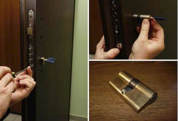 Reinigung des Schließzylinders