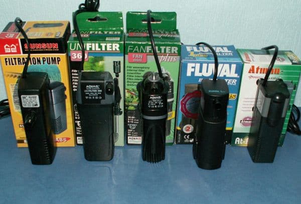 Filter verschiedener Marken