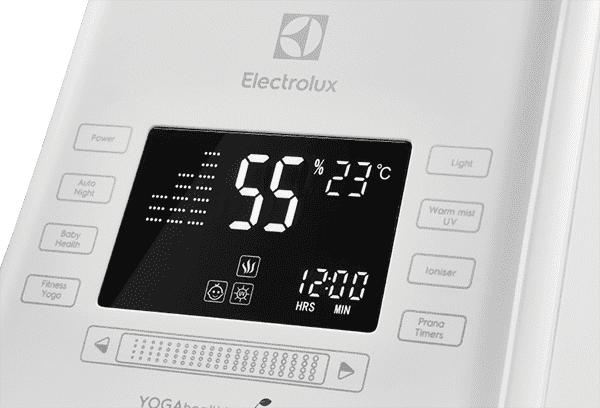 Display des Ultraschall-Luftbefeuchters Electrolux