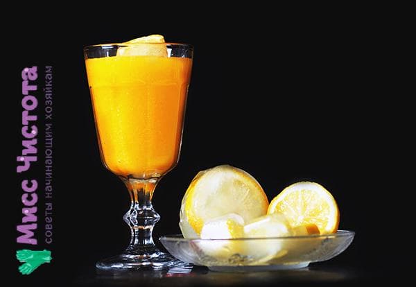 Kürbis-Cocktail mit Zitrone