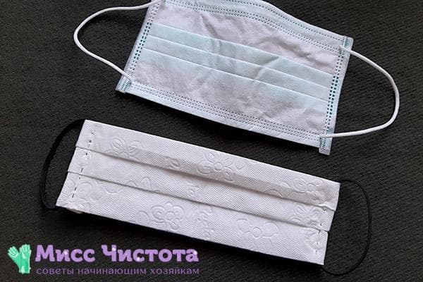 Einwegmasken – Apothekenmaske und selbstgemachte aus Toilettenpapier
