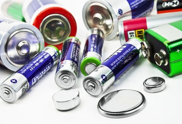 Verschiedene Batterien
