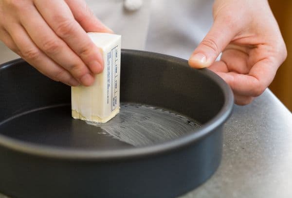 Einfetten mit Margarine