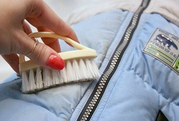 Reinigung einer fettigen Daunenjacke