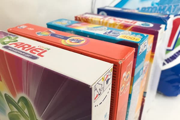 Pulver für die Maschinenwäsche
