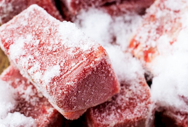 Gefrorenes Fleisch