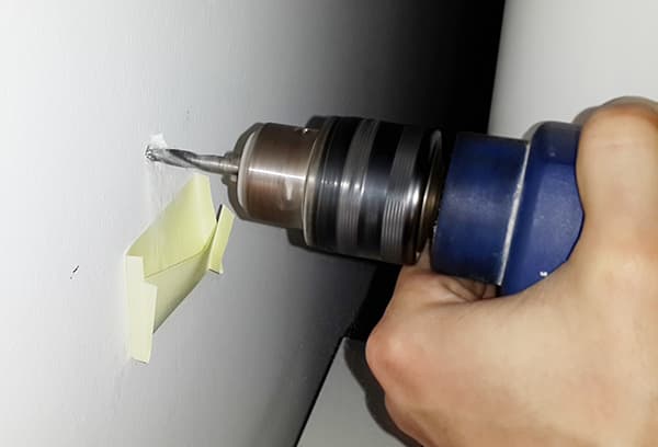 Papiertüte für Bohrstaub
