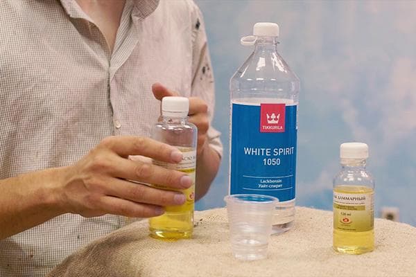 Verwendung von White Spirit