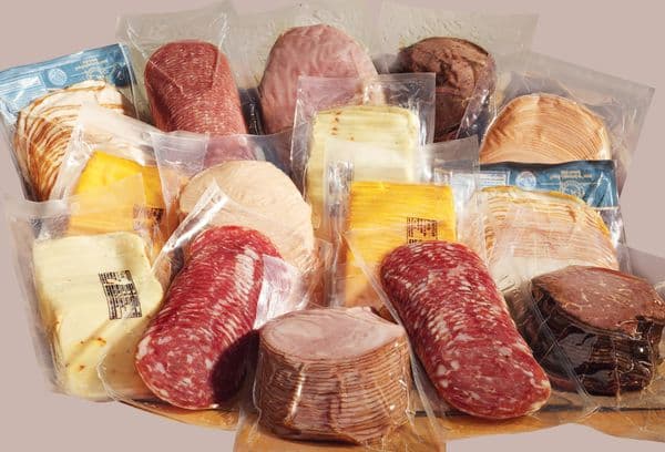 Lebensmittel in Vakuumverpackung