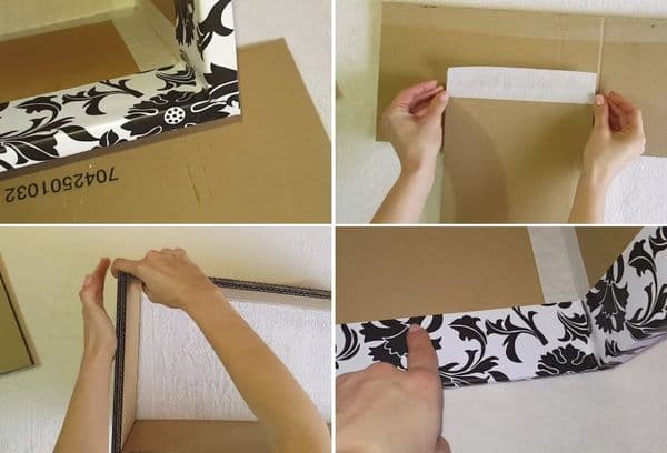 Selbstgemachter Organizer aus Kartons 2