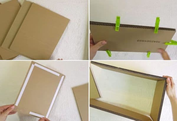 Selbstgemachter Organizer aus Kartons 3