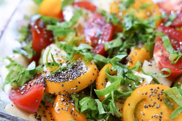 Salat mit Chiasamen