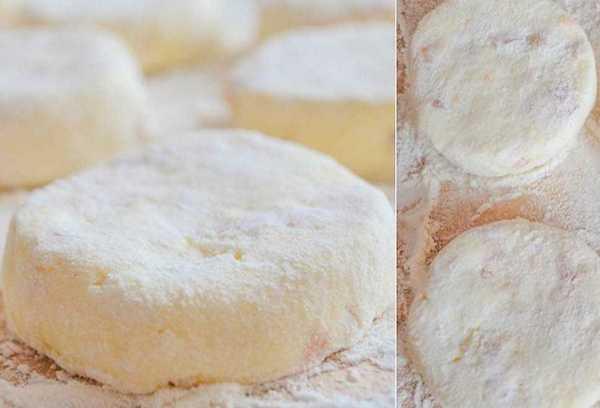 Zubereitung der Quarkbrötchen (Syrniki)