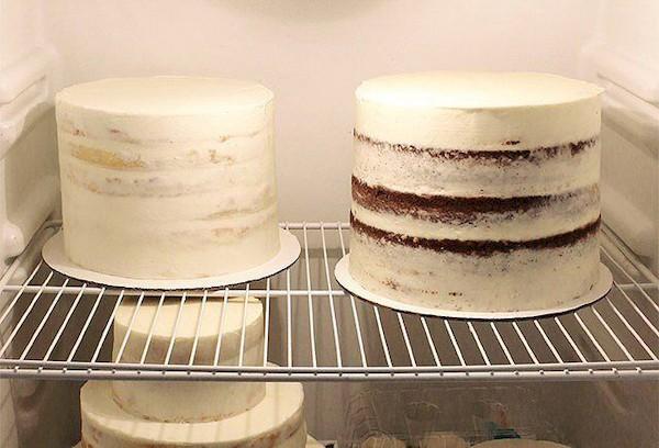 Lagerung von Kuchen
