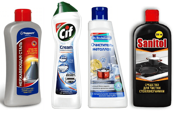 Gele und Sprays zur Reinigung